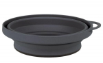Lifeventure Silicone Ellipse FlexiBowl Bowl, Graphite
