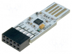 Module: USB | SPI | USB A,pin strips | 4Mbps | 2.54mm | Comp: FT220X