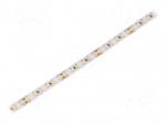 LED tape | white warm | 2835 | 12V | LED/m: 120 | 10mm | IP20 | 24W/m