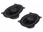 Car loudspeakers | two-way | 90x150mm | 50W | 60&divide;20000Hz | 4&Omega; | 91dB