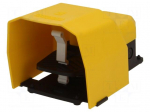 Switch: foot | Stabl.pos: 1 | NC + NO | 3A/250VAC | IP65 | Colour: yellow