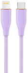 Cable Gembird Premium silicon 8-pin Male - USB Type-C Male 1.5m Violet