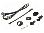 Antenna | automotive | 240mm | AM,FM | universal | rubber mast | 1.5m