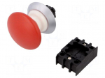 Switch: emergency stop | Stabl.pos: 2 | 22mm | red | Illumin: none | IP67
