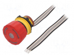 Switch: emergency stop | Stabl.pos: 2 | NC + NO | 1.5A/250VAC | 22mm
