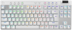 Keyboard Logitech G Pro X TKL Lightspeed Tactile White