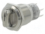 Switch: rotary | Pos: 2 | SPDT | 0.5A/220VAC | 1A/24VDC | -20&divide;55&deg;C | 50m&Omega;