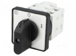Switch: cam switch | Stabl.pos: 2 | 10A | 0-1 | Poles: 3 | 3.5kW