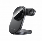 Swissten MagBase 3in1 Foldable Wireless Qi2 Charger (MagSafe compatible)