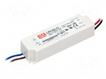 Power supply: switched-mode | LED | 20W | 12VDC | 1.67A | 90&divide;264VAC