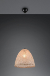 Trio Kibito pendant E27 natural color/matt black gaismeklis R36731036 4017807673395