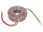 Transformer: toroidal | 100VA | 230VAC | 8V | 12.5A | 1.1kg | &Oslash;: 97mm | IP00