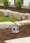 TRIO 9963-11 Garden socket,Garden soc.Body:Polyresin Grey