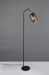 Trio Bidar stāvlampa E27 matt black/gold R41571080 4017807629972