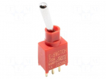 Switch: toggle | Pos: 2 | SPDT | ON-ON | 1A/250VAC | 3A/28VDC | 200A | IP67