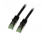 Patch cord | S/FTP | Cat: Cat 8.1 | RJ45 plug,both sides | stranded