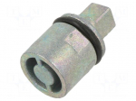 Insert for lock | cast zinc | 27mm | AE,BG,EB | for enclosures