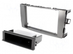 Radio mounting frame | Toyota | 2 DIN | anthracite