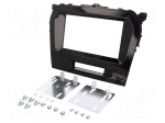Radio mounting frame | Suzuki | 2 DIN | black gloss
