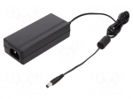 Power supply: switching | 24VDC | 2.7A | Out: 5,5/2,5 | 65W | 90&divide;264VAC