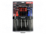 Screwdriver: universal-set | Phillips,slot | SOFT-TOUCH | magnetic