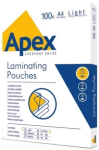 Laminating pouches Fellowes APEX 100pcs Glossy A4 LIGHT