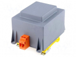 Transformer: encapsulated | 100VA | 230VAC | 230V | 430mA | 1.3kg | IP00