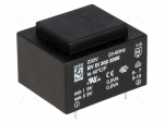 Transformer: encapsulated | 1.8VA | 230VAC | 9V | 9V | 100mA | 100mA | 70g