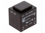 Transformer: encapsulated | 2.6VA | 230VAC | 10V | 260mA | Mounting: PCB