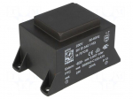 Transformer: encapsulated | 20VA | 230VAC | 24V | 834mA | Mounting: PCB
