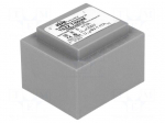 Transformer: encapsulated | 7VA | 230VAC | 6V | 1.16A | Mounting: PCB