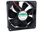 Fan: DC | axial | 24VDC | 120x120x38mm | 234.4m3/h | 48dBA | Vapo | 24AWG