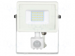 Lamp: LED flood light | 20W | 230VAC | neutral white | 100&deg; | 4000K