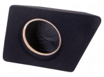 Car loudspeaker enclosure | MDF | black melange | 200mm | BMW | 8l