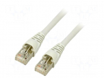 Patch cord | S/FTP | Cat 6a | RJ45 plug,RJ45 down angled plug | Cu