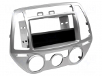 Radio frame | Hyundai | 2 DIN | silver