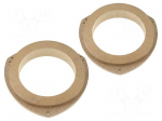 Spacer ring | MDF | 130mm | Opel | impregnated,varnished
