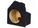 Car loudspeaker enclosure | MDF | black | textil | 15l | 250mm | 272mm