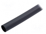 Heat shrink sleeve | glued | 3: 1 | 24mm | L: 1.2m | black | polyolefine