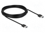 Cable | USB 2.0 | USB A plug double sided,both sides | gold-plated