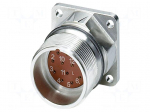 Connector: M23 | socket | PIN: 12 | male | crimped | shielded | IP67 | RF | 8A