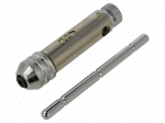 Tap wrench | Grip capac: M5-M12 | 100mm | steel | taps