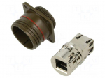 Transition: coupler | RJF | PIN: 8 | IP67 | 8p8c | Cat 5e