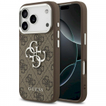 Case Guess 4G Big 4G Classic Logo for iPhone 17 Pro / brown silver