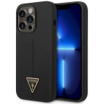 Guess GUHCP14LSLTGK Silicone Triangle Hardcase for iPhone 14 Pro 6,1" / black