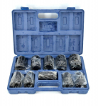Impact socket set 1" 10pcs 17-41mm