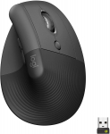 Logitech Lift, Mouse (graphite/black, right-handed, Logi Bolt, Bluetooth, Windows/macOS/iPadOS)