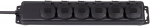 Brennenstuhl IP44 6x Gniazd black