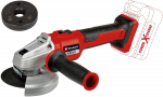 Einhell cordless angle grinder AXXIO 18/125 Q (red/black, without battery and charger)