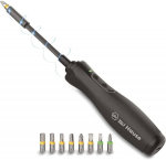 Wiha Zai home e-screwdriver, screwdriver (black, Li-Ion battery 3.6V 1.5Ah, 8 bits and extension)